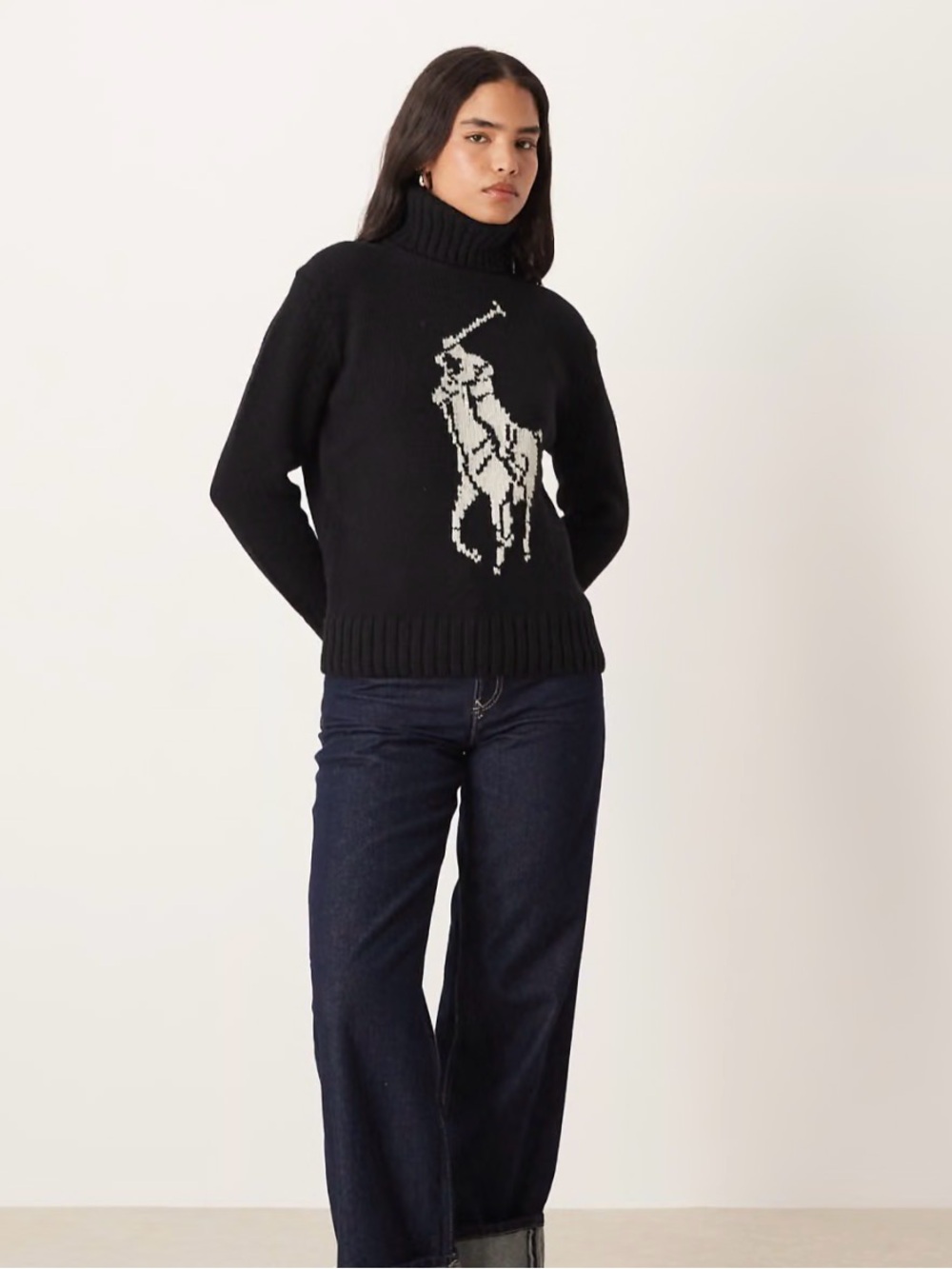 Polo Ralph Lauren Big Pony Wool Turtleneck Sweater - Picture 7 of 11